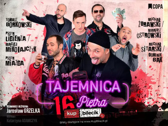 Żory Wydarzenie Spektakl Tajemnica 16. piętra - komedia na najwyższym poziomie